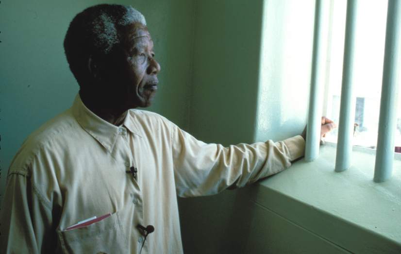 Nelson Mandela en prisión