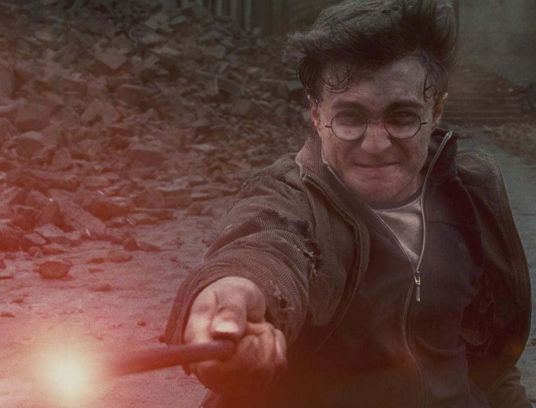 Harry-Potter luchando