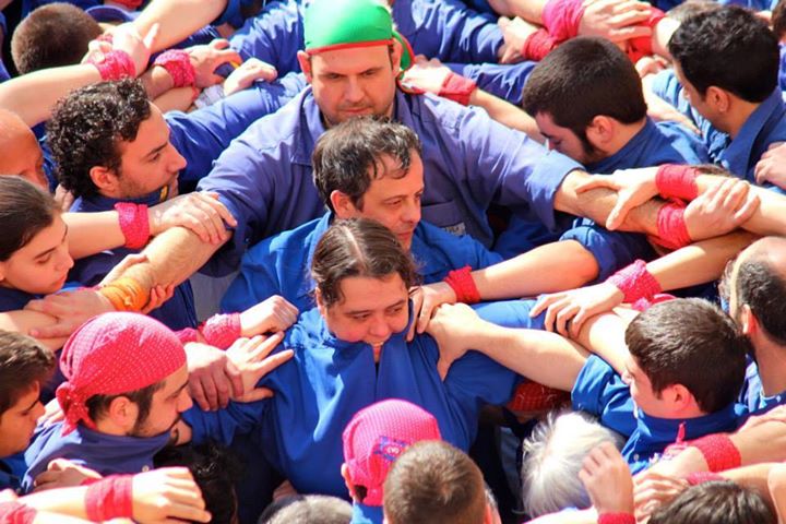 Castellers, Santi y piña